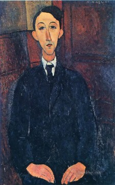 画家マヌエル・ハンベールの肖像画 1916年 1 アメデオ・モディリアーニ Oil Paintings